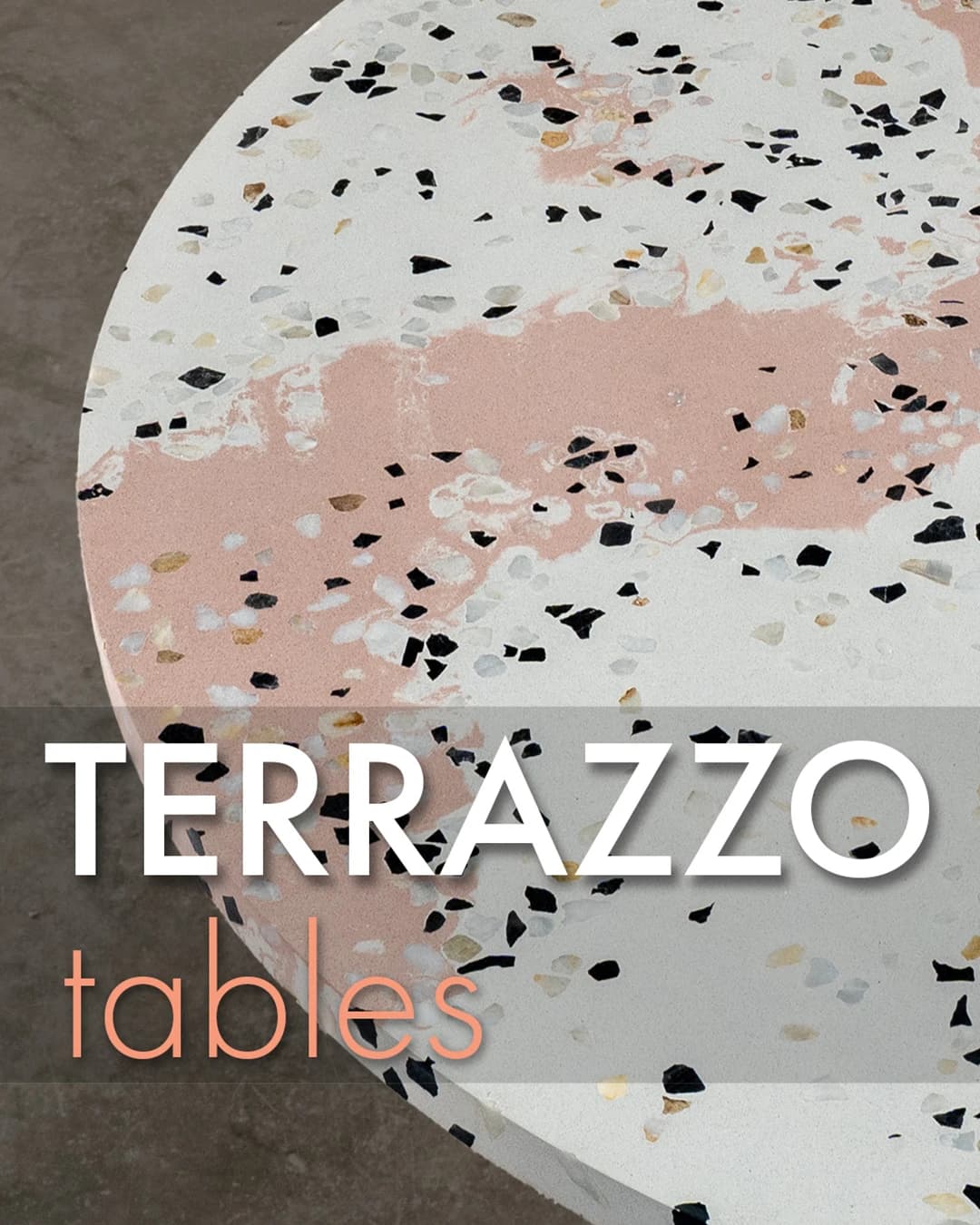 Manufacturing a custom-made Terrazzo tabletop.