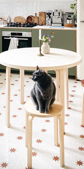 star-patterned-terrazzo-tiles-kitchen-floor